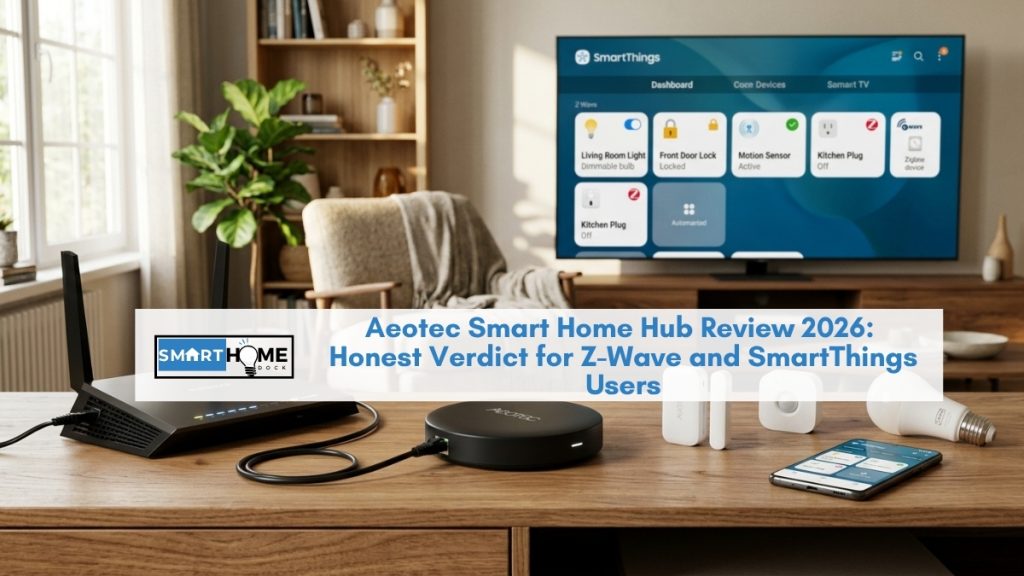 Aeotec Smart Home Hub Review 2026: Honest Verdict for Z-Wave and SmartThings Users featured image of Aeotec Smart Home Hub Review 2026: Honest Verdict for Z-Wave and SmartThings Users
