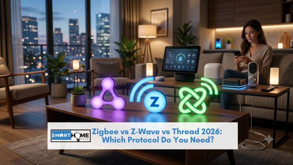 Zigbee vs Z-Wave vs Thread 2026: Which Protocol Do You Need? featured image oof Zigbee vs Z-Wave vs Thread 2026: Which Protocol Do You Need?