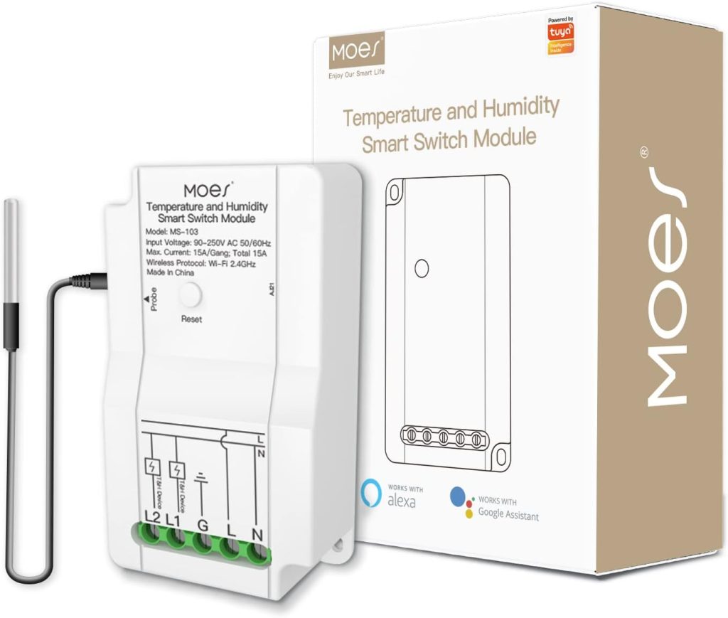 image of MoesHouse Smart Thermostat WiFi tuya smart devices