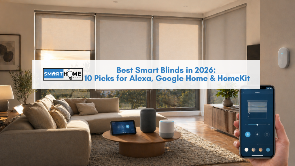 featured image of Best Smart Blinds in 2026: 10 Picks for Alexa, Google Home & HomeKit