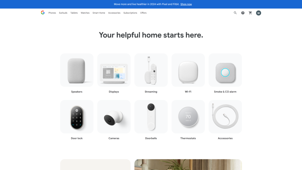 screenshot of the best home security system without subscription Google Nest Total Security Package