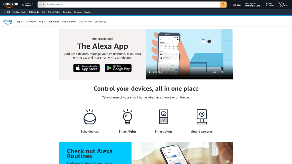 image of Alexa Routines best home automation tools
