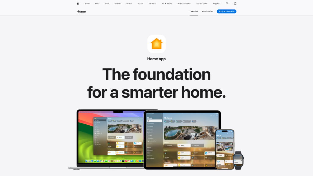 screenshot image of Apple Home best home automation tools