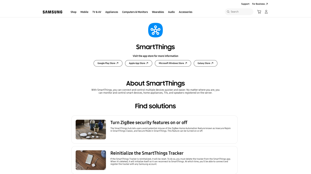 image of Samsung SmartThings best home automation tools