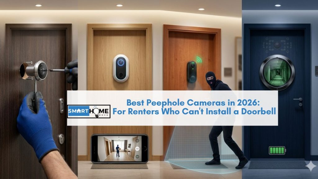 featured image of Best Peephole Cameras in 2026: For Renters Who Can't Install a Doorbell