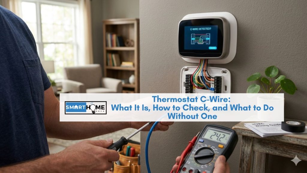 Thermostat C-Wire: What It Is, How to Check, and What to Do Without One featured image of Thermostat C-Wire: What It Is, How to Check, and What to Do Without One