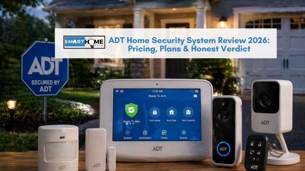 featured image of ADT Home Security System Review 2026: Pricing, Plans & Honest Verdict