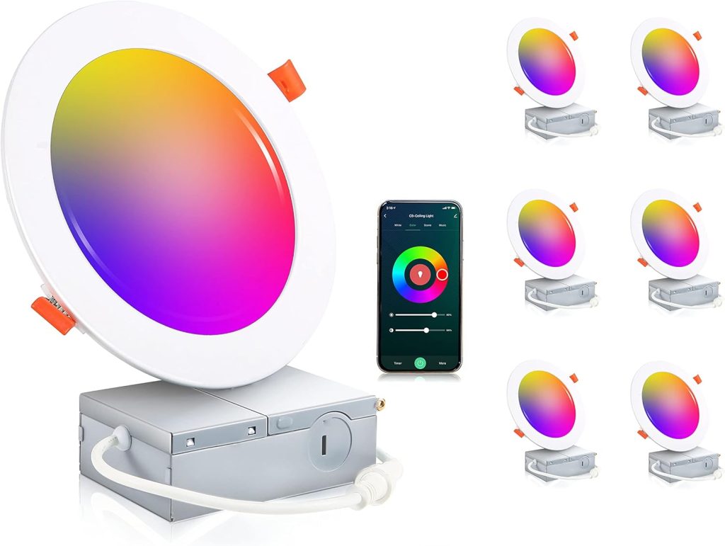 image of Cloudy Bay Smart WiFi LED Recessed Light 4-Pack