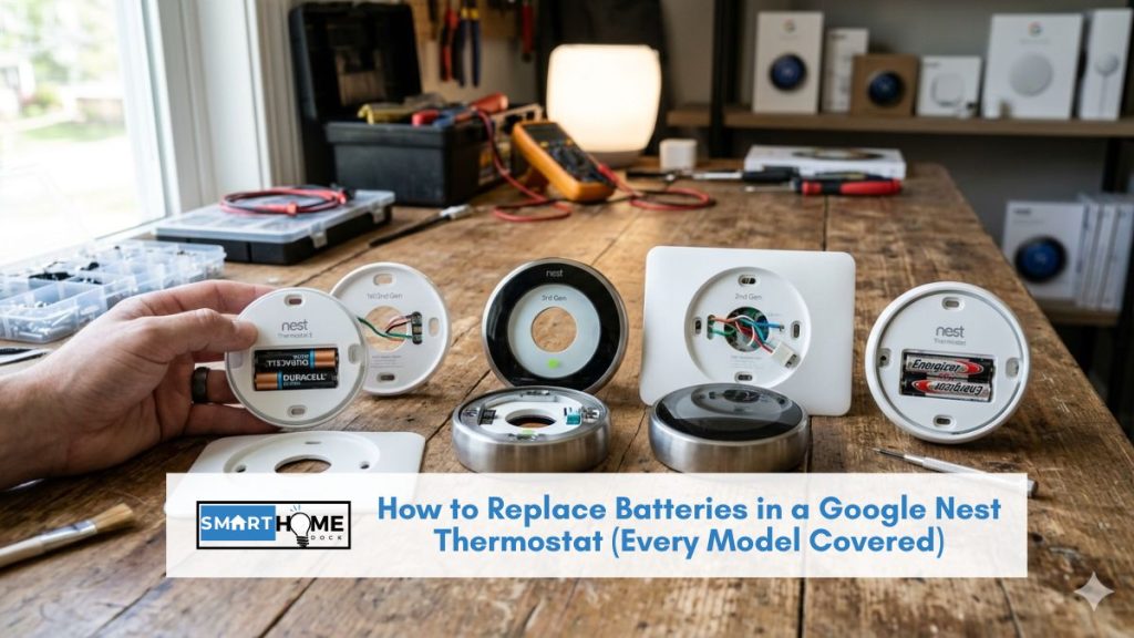 featured image of How to Replace Batteries in a Google Nest Thermostat (Every Model Covered)