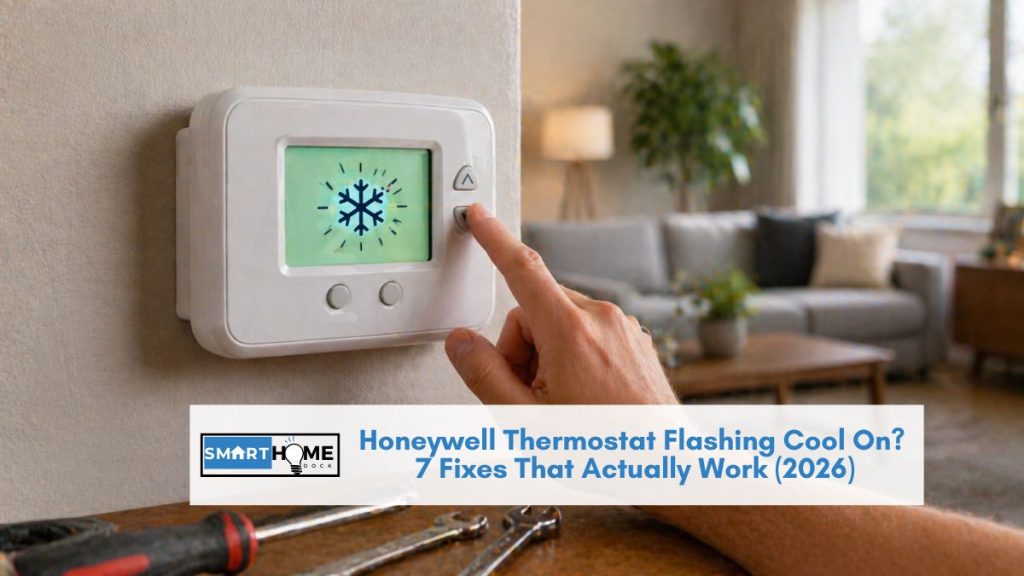 featured image of Honeywell Thermostat Flashing Cool On? 7 Fixes That Actually Work (2026)