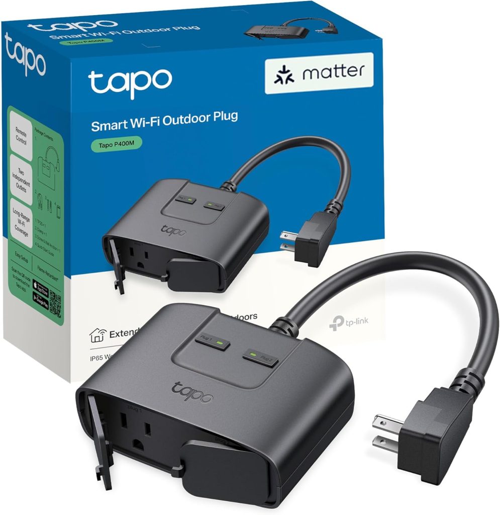 image of TP-Link Tapo P400M how to put outdoor lights on a timer