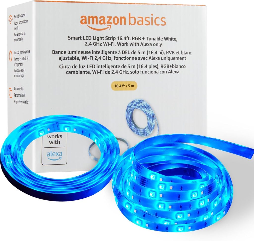 image of Amazon Basics Smart LED Strip