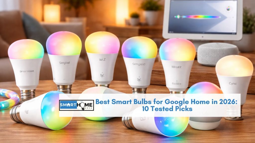 featured image of Best Smart Bulbs for Google Home in 2026: 10 Tested Picks