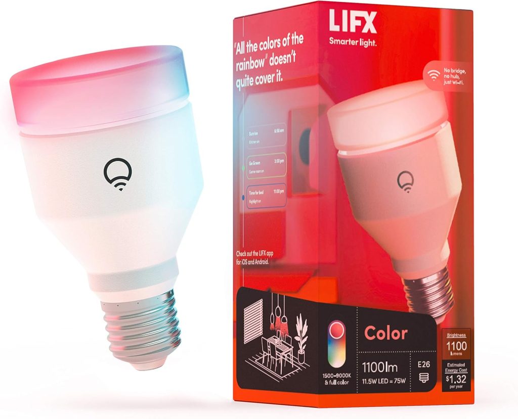 image of LIFX A19 Color Smart LED