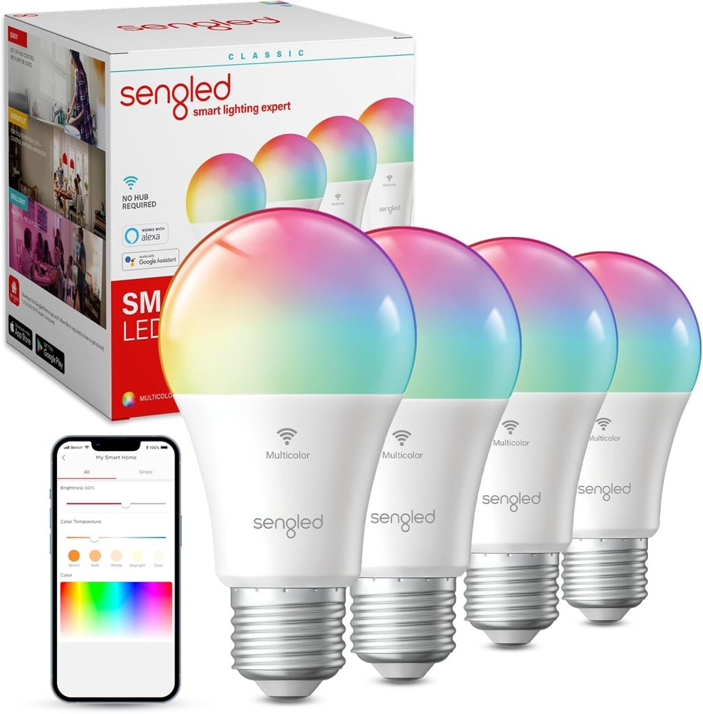 image of Sengled Wi-Fi Color best smart bulbs for google home