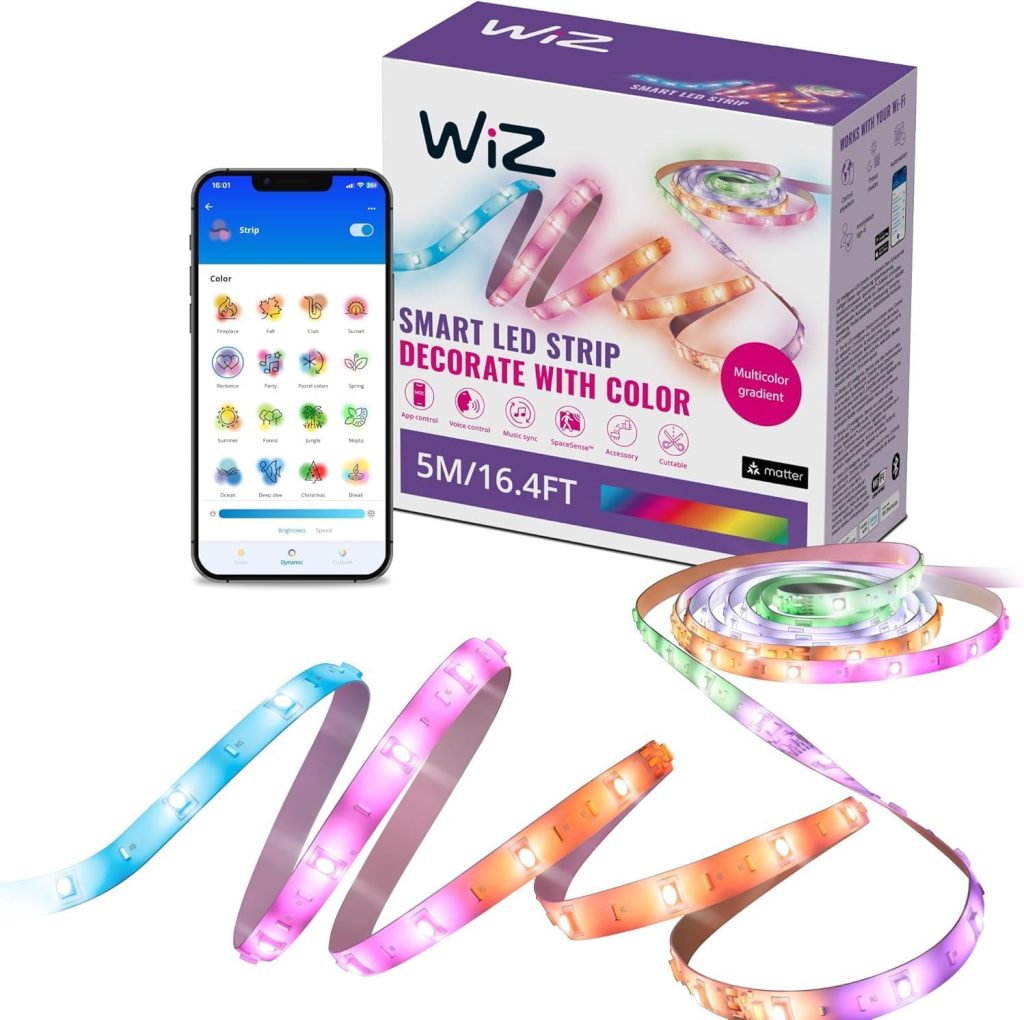image of WiZ Smart RGBIC LED Light Strip 