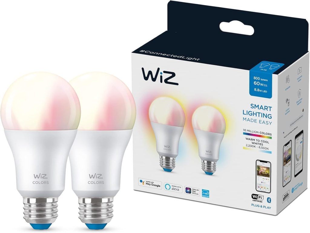 image of WiZ A19 Colour Smart Bulb