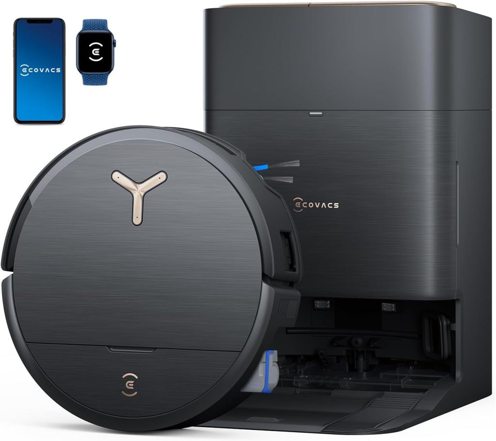 Robot vacuum with charging station and app