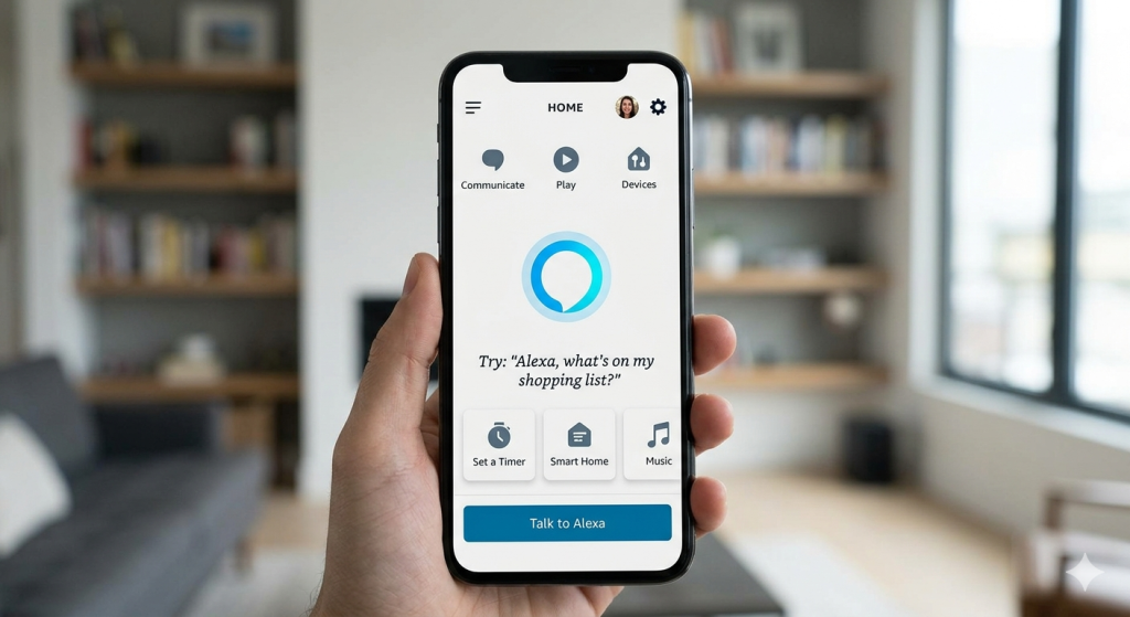 Amazon Alexa app smart home automation dashboard