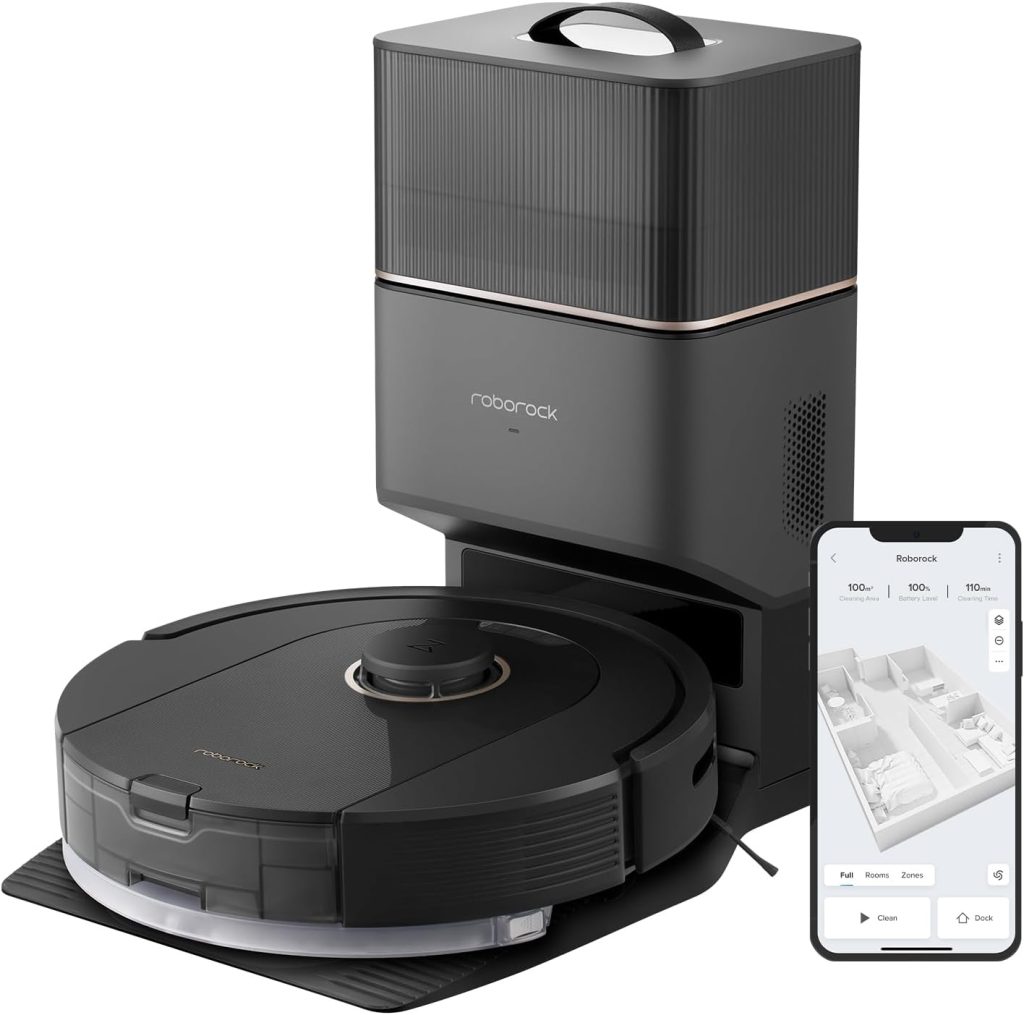 Robotic vacuum with charging dock