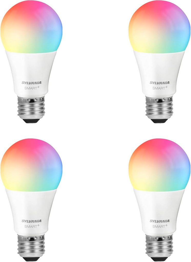 image of SYLVANIA Smart+ A19 smart bulbs for google home