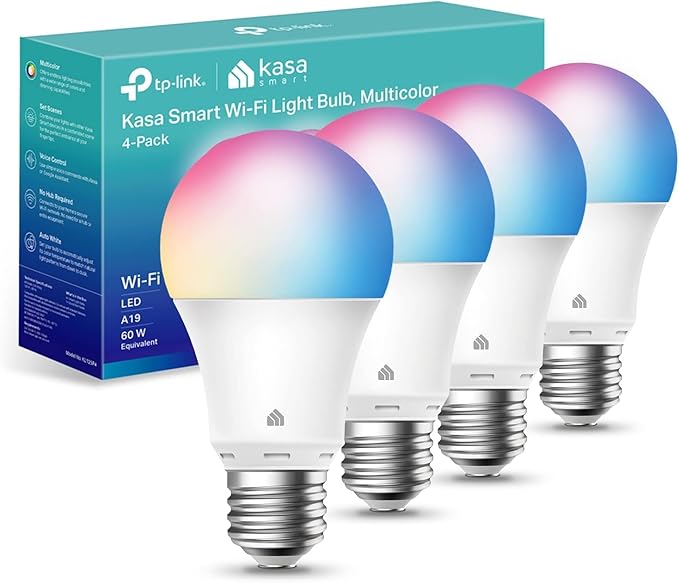 image of tp-link kasa 125 smart bulbs for google home
