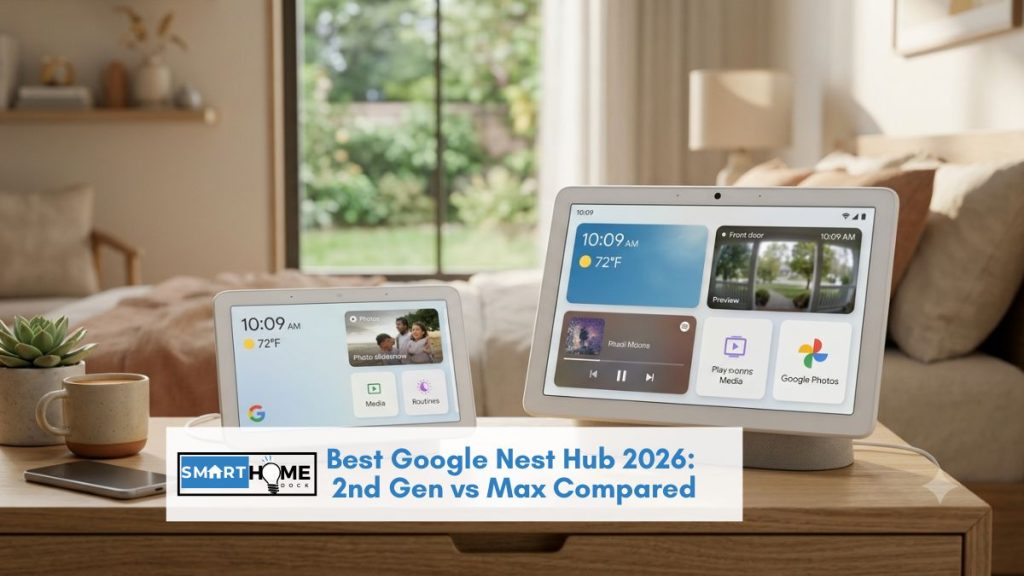 featured image of Best Google Nest Hub 2026: 2nd Gen vs Max Compared