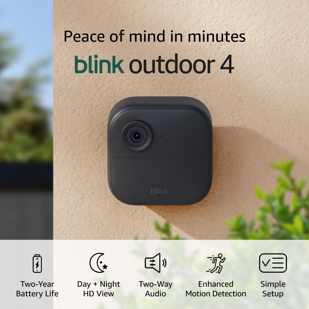 image of blink outdoor 4 best outdoor security cameras