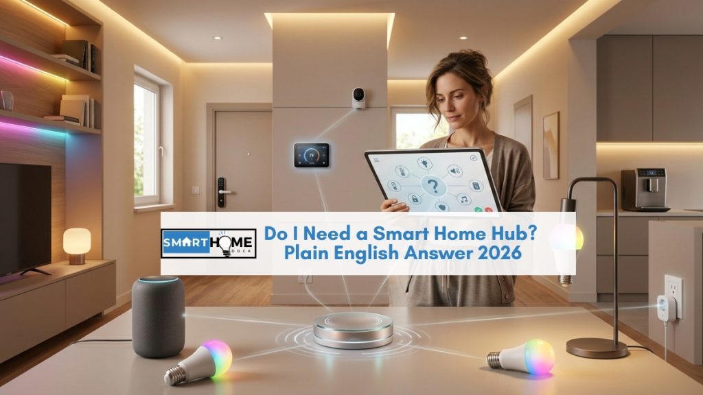 featured image of Do I Need a Smart Home Hub? Plain English Answer 2026